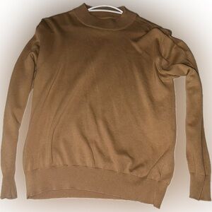 BRAEMAR by Jeremy Scott vintage retro light orange crew neck sweater